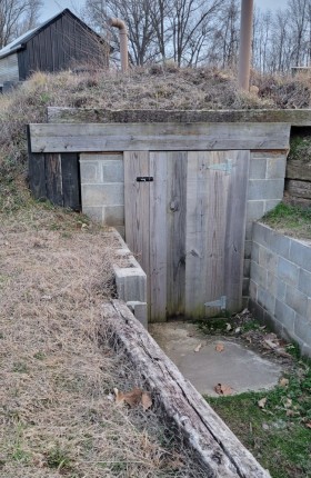 old cellar door